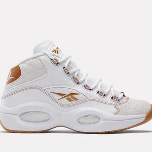 Reebok Question White Mens Basketball Shoes 100033893 NEW Sz 8.5